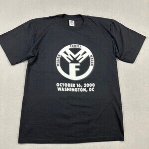 Vintage Million Family March Shirt Men XL Black October 16 2000 Historical USA